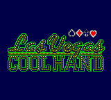 Las Vegas Cool Hand title screen for GameBoy Color